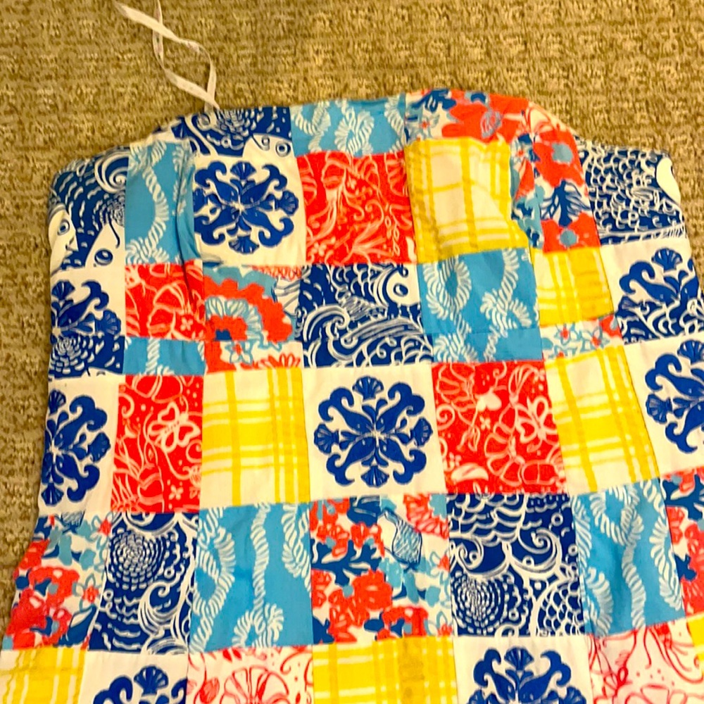 Strapless Lilly Pulitzer dress